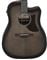 Ibanez Advanced Acoustic AAD50CE Acoustic Electric Trans Charcoal Body Angled View